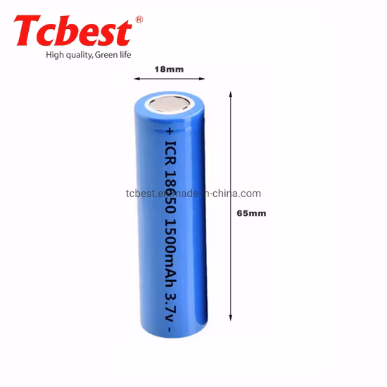 Fabrik/Hersteller liefern direkt CB/Kc/MSDS/Un38.3 3,7 V 18650 1500 mAh 2600 mAh wiederaufladbare Li-Ionen-Lithiumbatterien für Strom, 5 Jahre Garantie